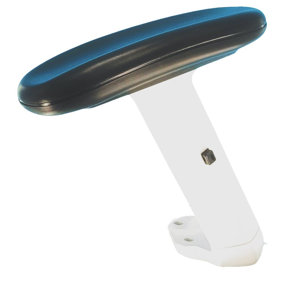 High-Back Chair Armrest Ergononics Comfort Design Adjustable 1D White Chair Handle YS002-DW-2
